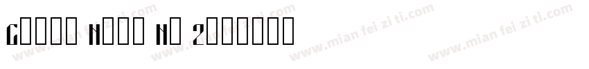 Garda Nova No 2字体转换